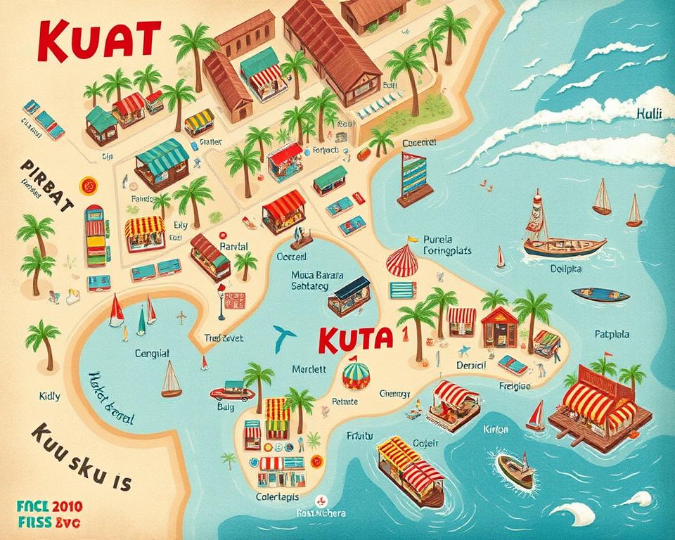 Kuta Market Locations Map