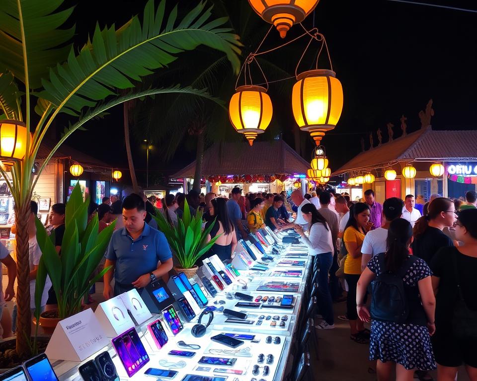 Kuta Night Market for Electronic Gadgets