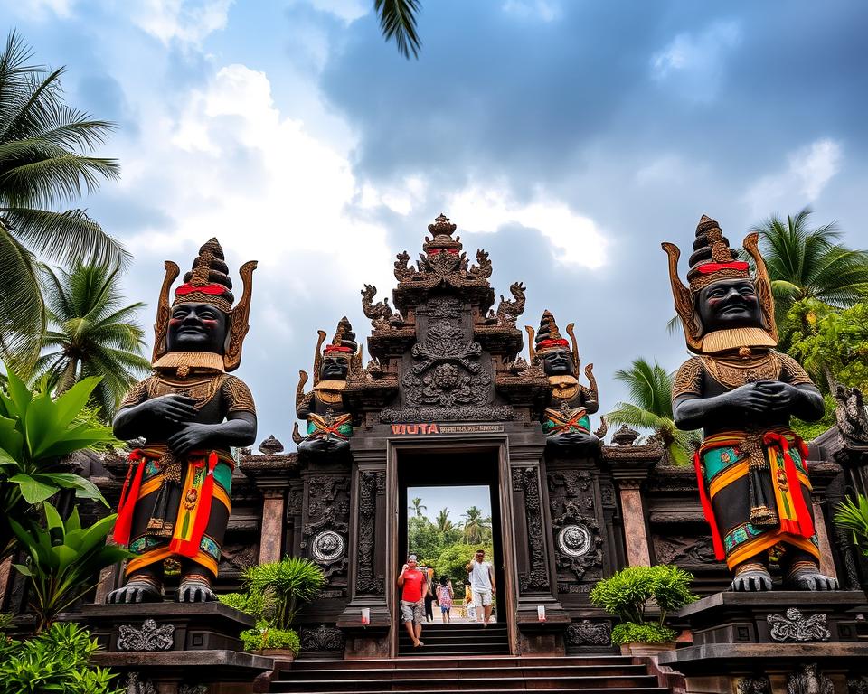 Kuta Temple Guardians and Myths