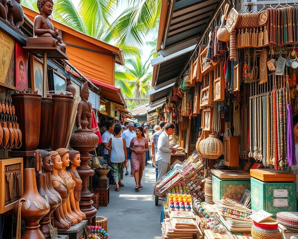 Local Handicrafts in Kuta Markets