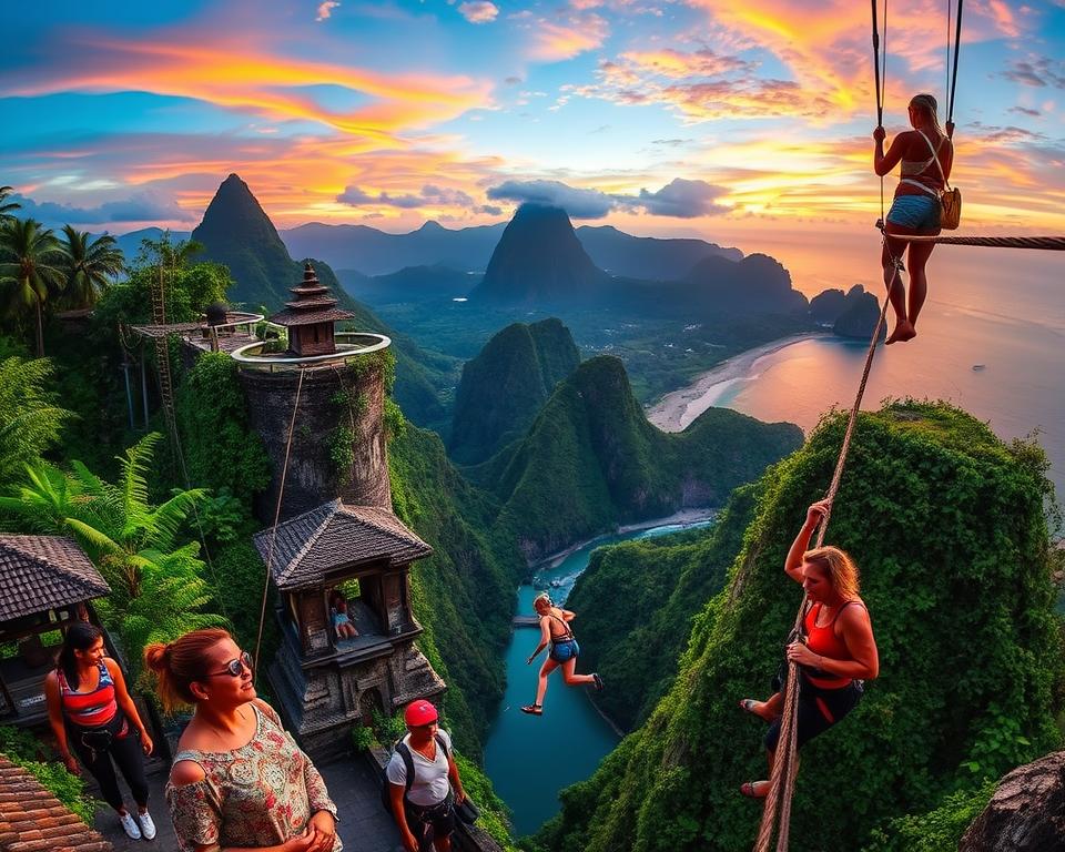 Locations Offering Reverse Bungee in Bali