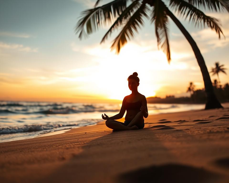 Mindfulness Practices At The Beach In Kuta