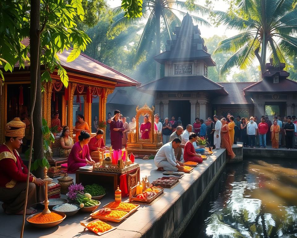 Offerings and Festivals at Pura Petitenget