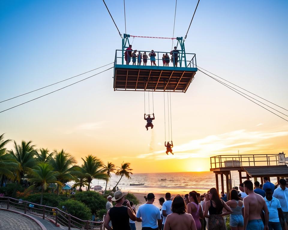 Types of Reverse Bungee Experiences in Kuta Bali