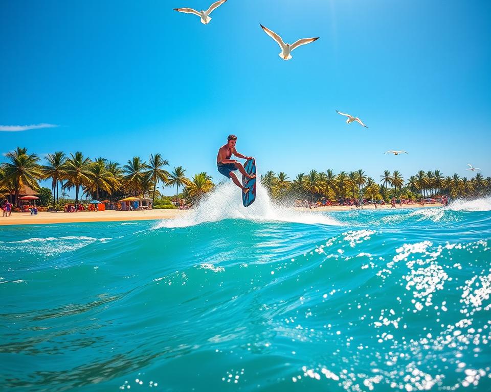 Wakeboarding in kuta