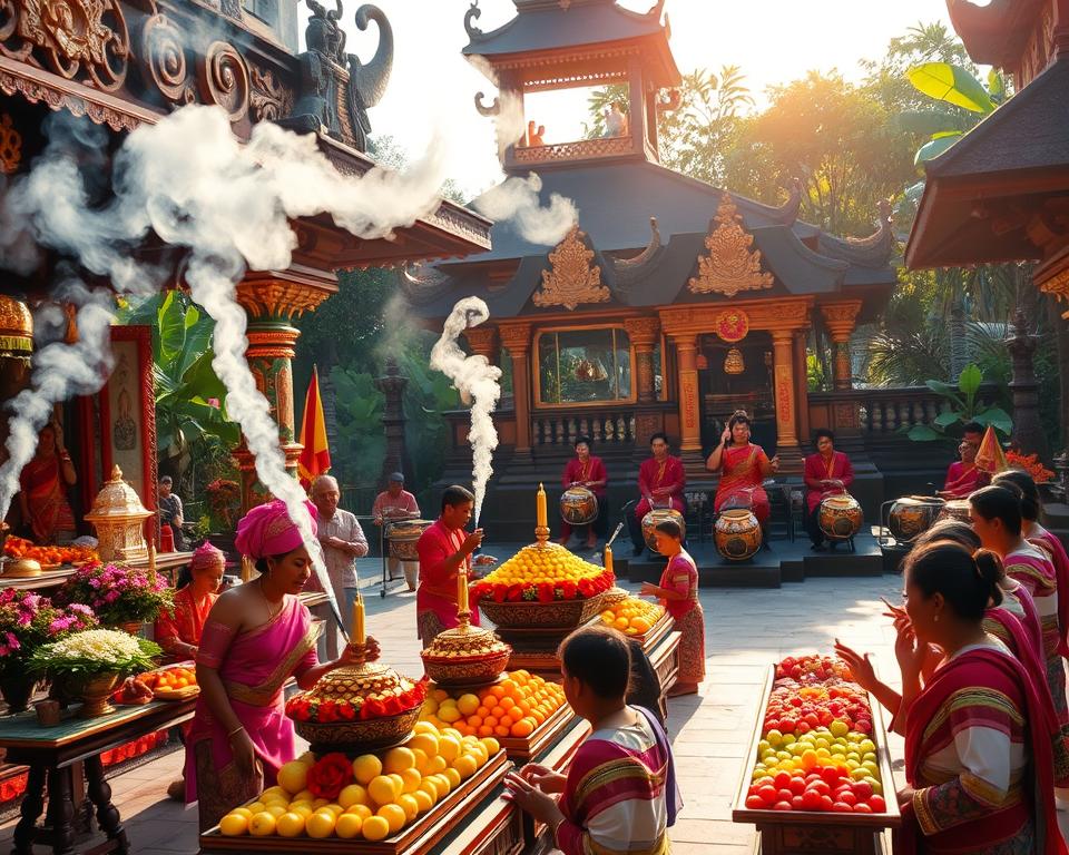 What Are The Religious Practices At Kuta's Temples?