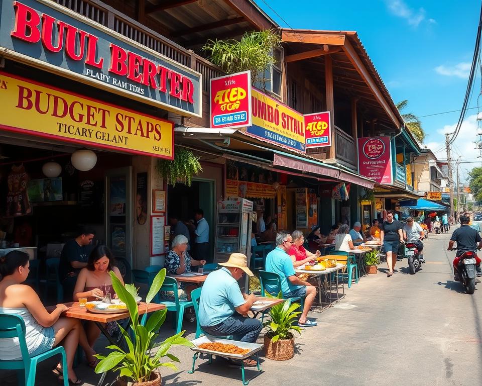 What are the best budget-friendly restaurants in Kuta?