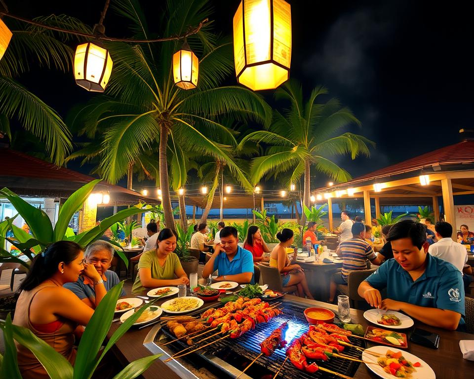 What are the best late-night dining options in Kuta?