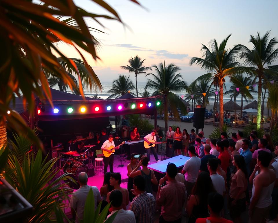 What are the best live music venues in Kuta?