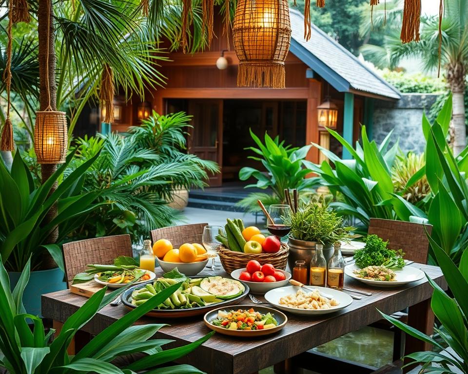 What are the best organic restaurants in Kuta, Bali?