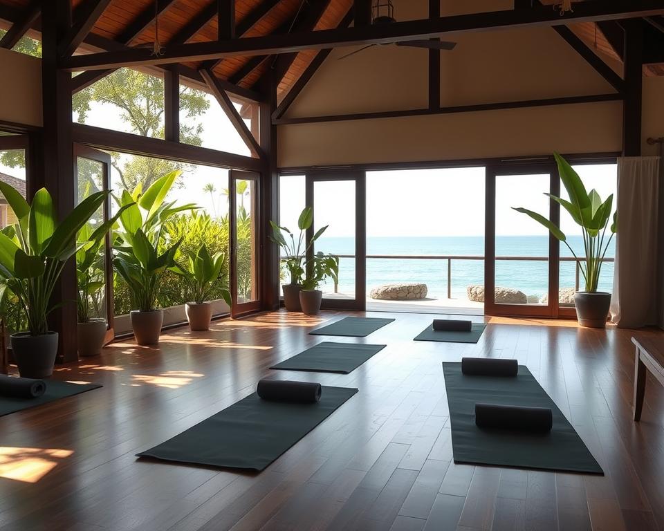 What are the reviews of the top yoga studios in Kuta?