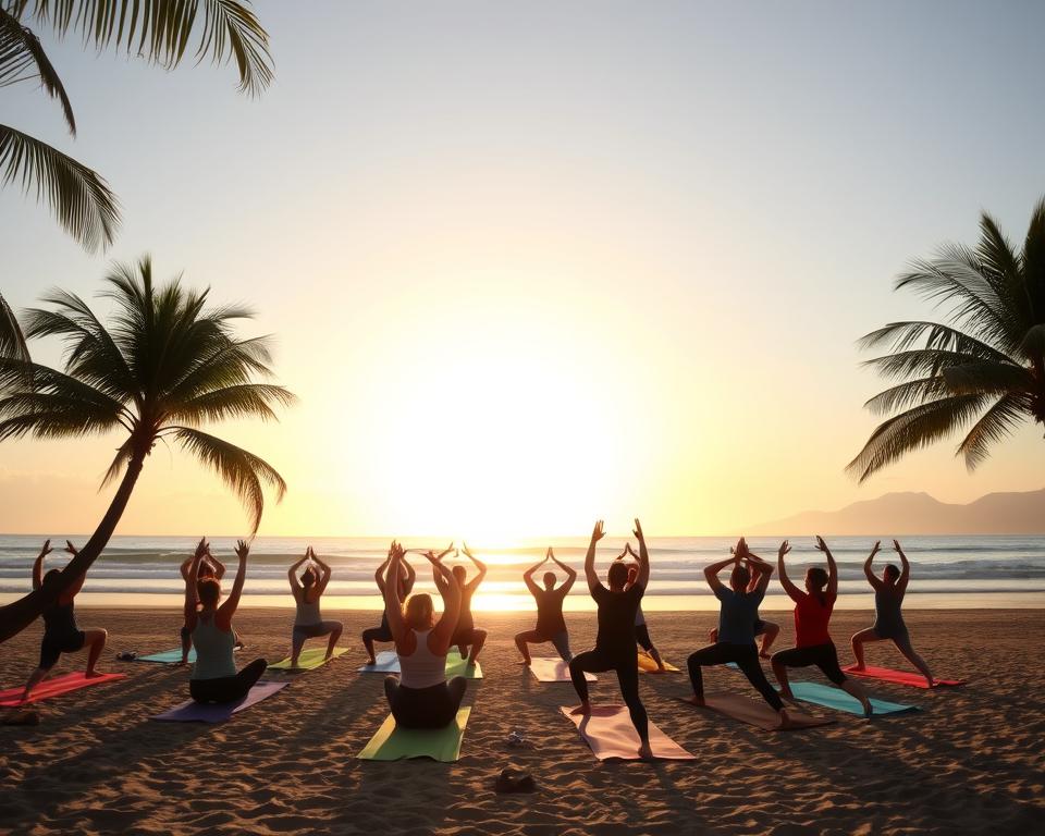 What are the unique features of Vinyasa Yoga classes in Kuta?