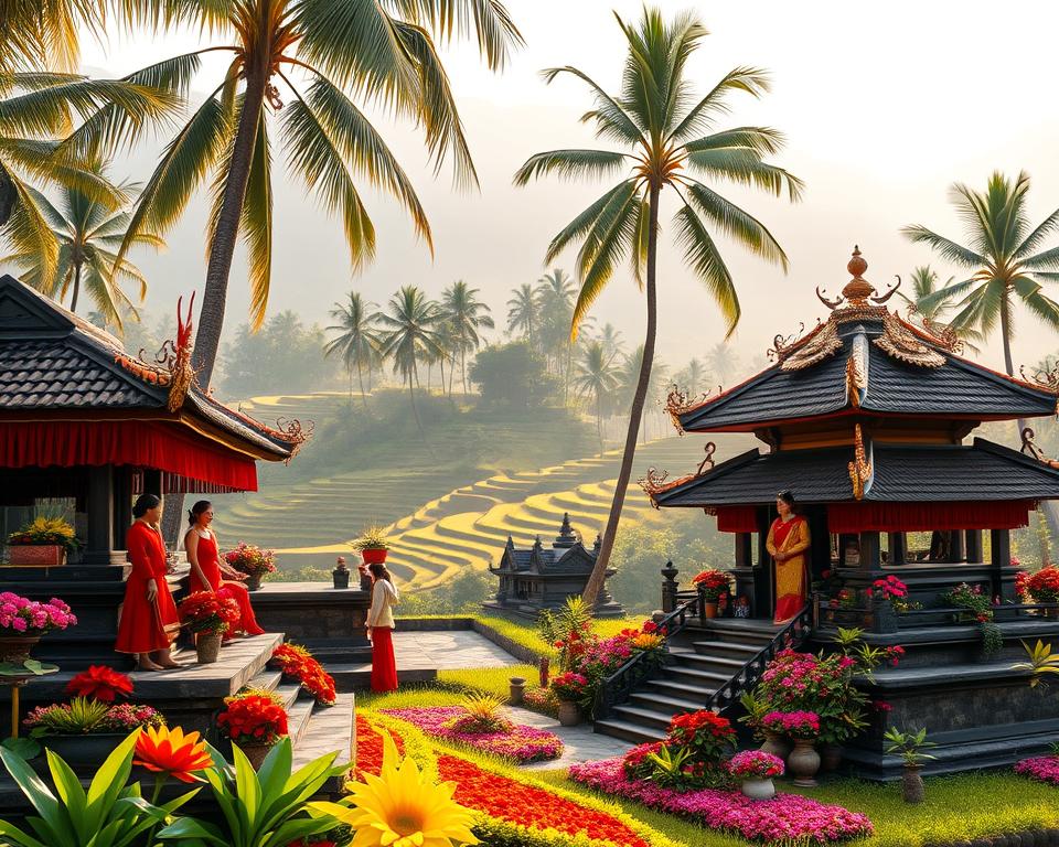 What does red mean in Bali?