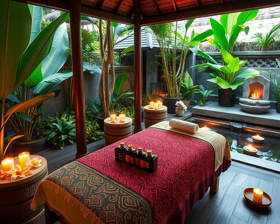 What is included in a typical massage package in Kuta?