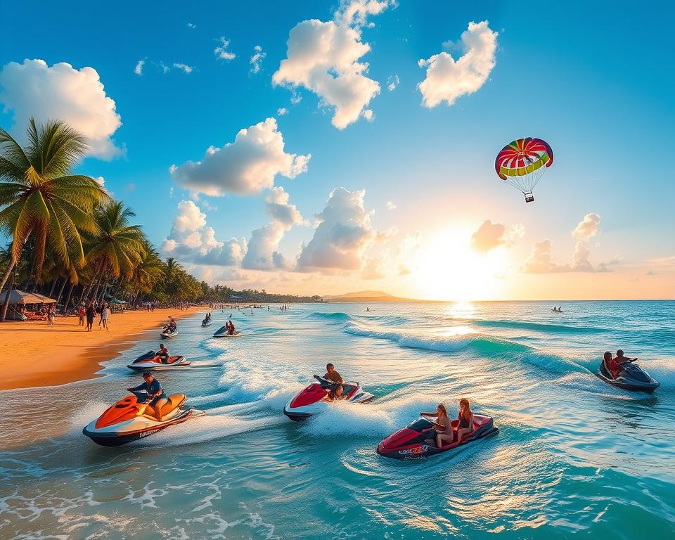 What is the best time of year for water sports in Kuta?