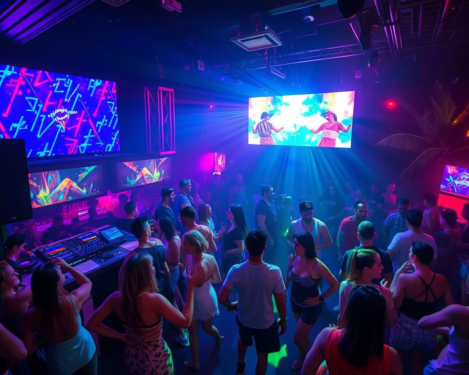 What music genres are popular in Kuta's nightclubs?