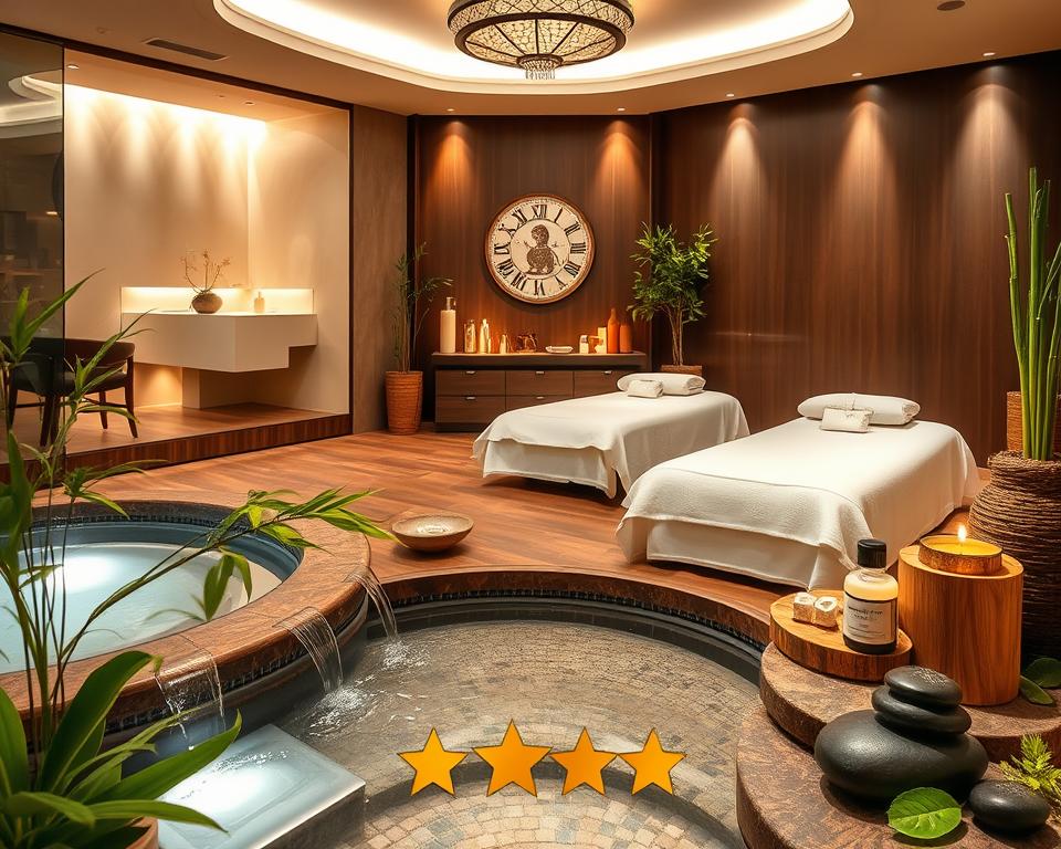 What should I look for in spa reviews?