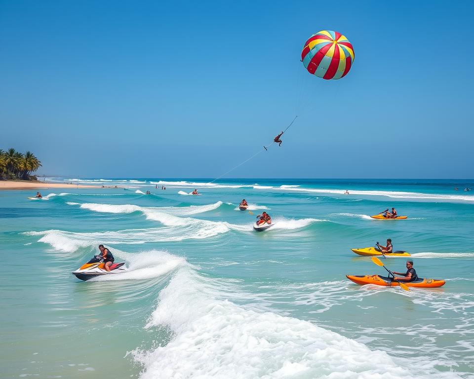 What water sports are available in Kuta Bali?