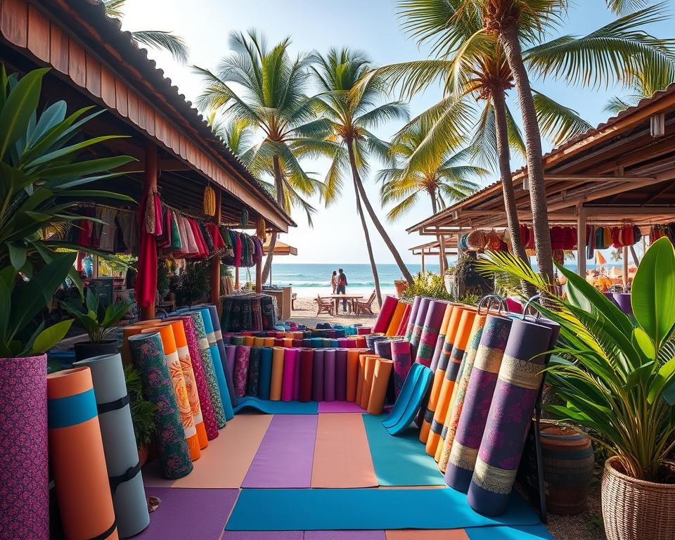 Where can I buy a good yoga mat in Kuta?