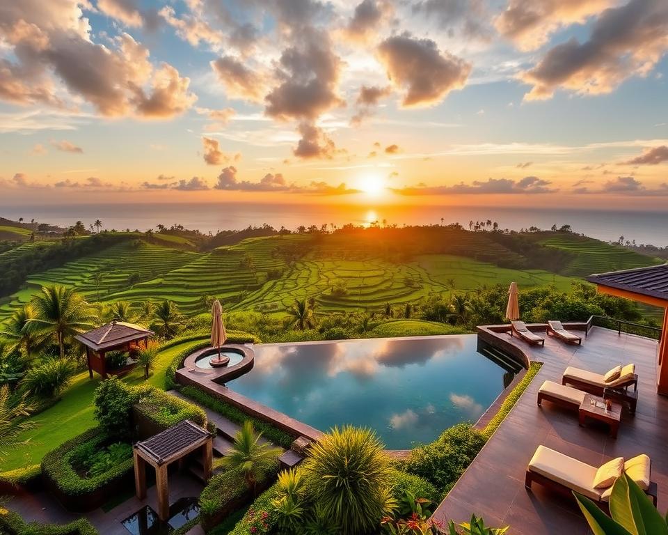 Where do the rich Balinese live?