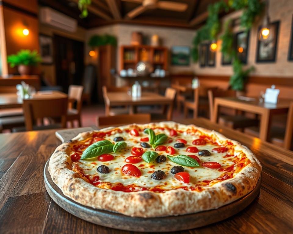 Which Italian restaurant in Kuta has the best wood-fired pizza?