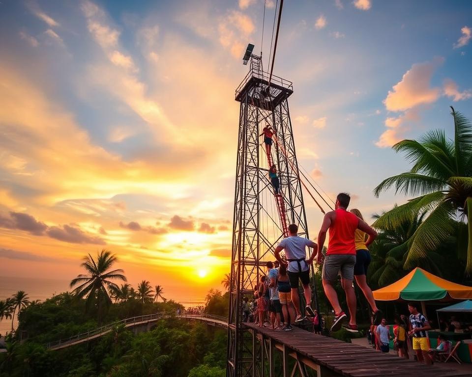 Who Can Try Reverse Bungee in Kuta Bali?