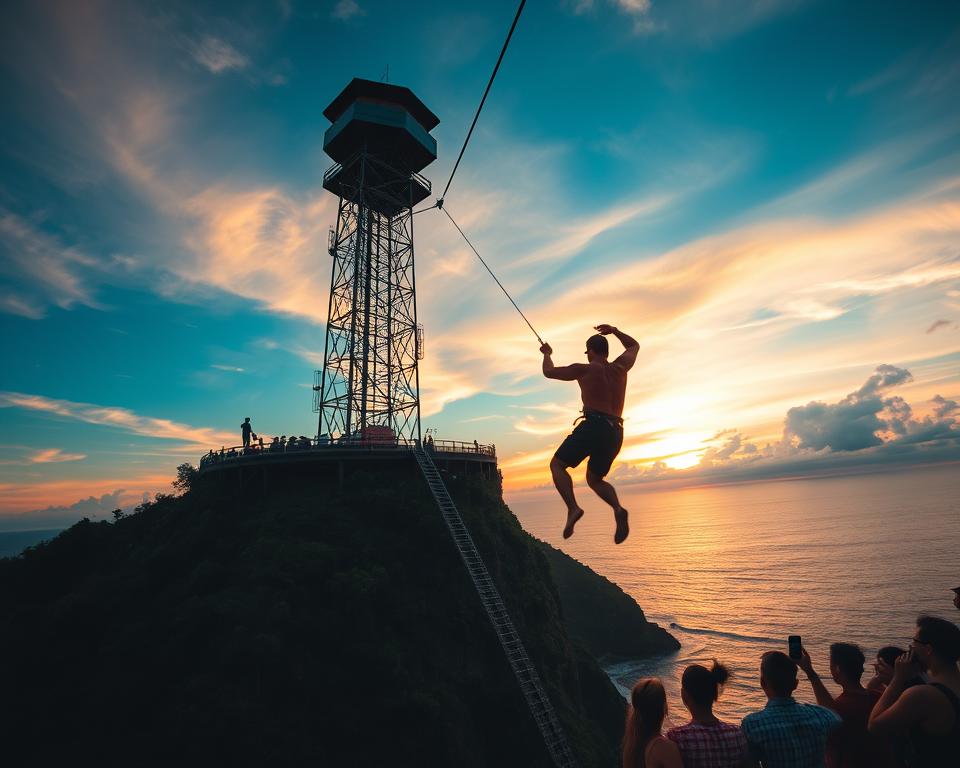 bali reverse bungy jump