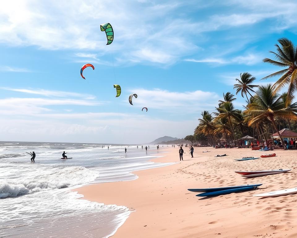 kiteboarding in kuta