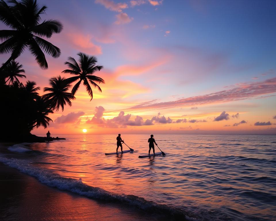 paddle boarding in kuta