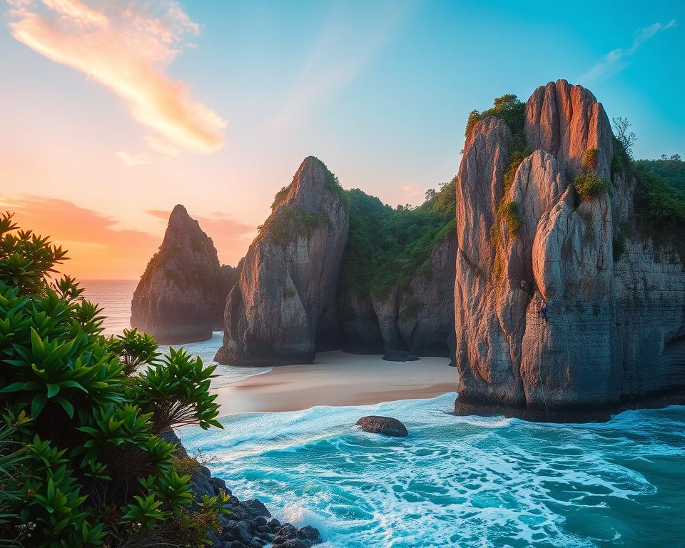 rock climbing in kuta